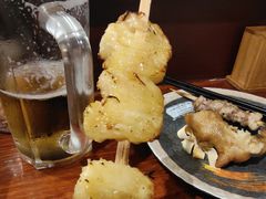 烤菠萝-鸟串烧Yakitori