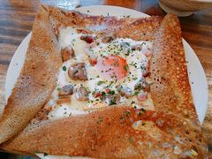 鸡蛋蘑菇熏肉荞麦可丽饼-RAC BAR(安福路店)