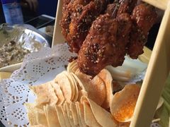 吊烧麻香鸡翅中-人民公社大食堂(顺义总店)