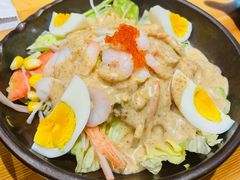 胡麻熟虾海鲜沙拉-浦·传统日式料理(3 5 1 1 店)