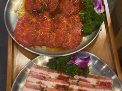 -明洞阿姨·韩式酱蟹烤肉·创意料理(三元桥店)