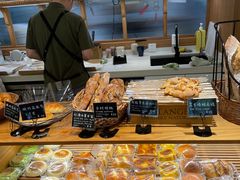 面包甜点陈列柜-慢熟面包店bud bread(孩儿巷店)