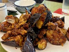 焦糖茄子牛肉粒-桃子餐厅·天津菜(红星路直营店)