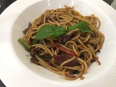 黑椒牛柳炒意粉-转角遇到爱(江南西路店)