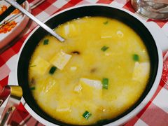 鸡汤小白菜煮榆林豆腐-西贝(上海新梅广场店)