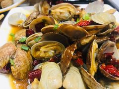 炒花甲-宝记烧烤·碳锅羊肉·羊蝎子火锅·夜食社(文体路创始店)