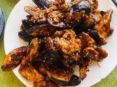 焦糖茄子牛肉粒-桃子餐厅·天津菜(红星路直营店)