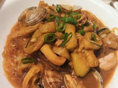 茄子炖蚬子粉条-松云居.大连人.大连菜