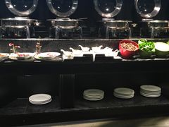 自助调料区-云顶旋转自助景观餐厅
