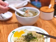 温泉蛋葱油面-陈家生煎(世茂双子塔店)