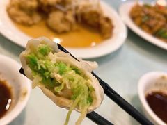 角瓜鸡蛋虾仁水饺-黄家饺子东北特色菜馆(湖滨商业街店)