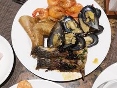 油爆虾-三英温泉度假酒店-自助餐厅