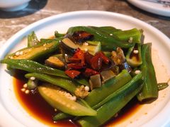 捞汁秋葵-前海沿·青岛菜(李沧万达店)