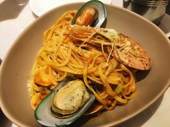 泰汁大虾海鲜扁面配青柠檬-打趸BTC·Breaktime cafe(北京路店)