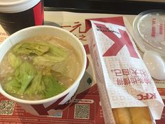 冬菇粥热豆浆油条-肯德基(颛桥店)