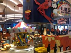 自助取餐区-帝企鹅自助餐厅•儿童岛•真企鹅(长隆企鹅酒店)