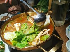 羊蝎子煲-老头儿油爆虾(金鹰世界店)