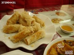 虾仁春卷疑似速冻食品-潮汕铺老店(甜水井店)