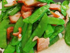 腊肉炒芸豆-87号烧烤海鲜·大排档(金沙滩店)