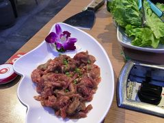 烤腌制牛舌-火牛火韩式烤肉韩国料理(韩乐坊店)