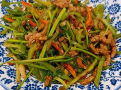 香菜炒牛肉丝-新新湘菜馆(新中街二条店)
