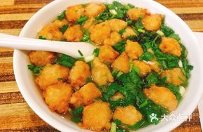 Sour and Spicy Tofu Dumpling Soup