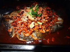 香辣味烤鱼-探鱼·鲜青椒爽麻烤鱼(广州欣荣广场店)