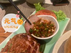 炭烧猪颈肉-mango tree芒果树泰国餐厅(青岛万象城店)