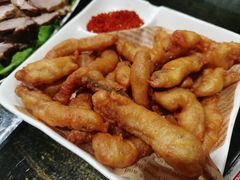 现炸酥肉-黔府豆米火锅野菜馆(南马店)