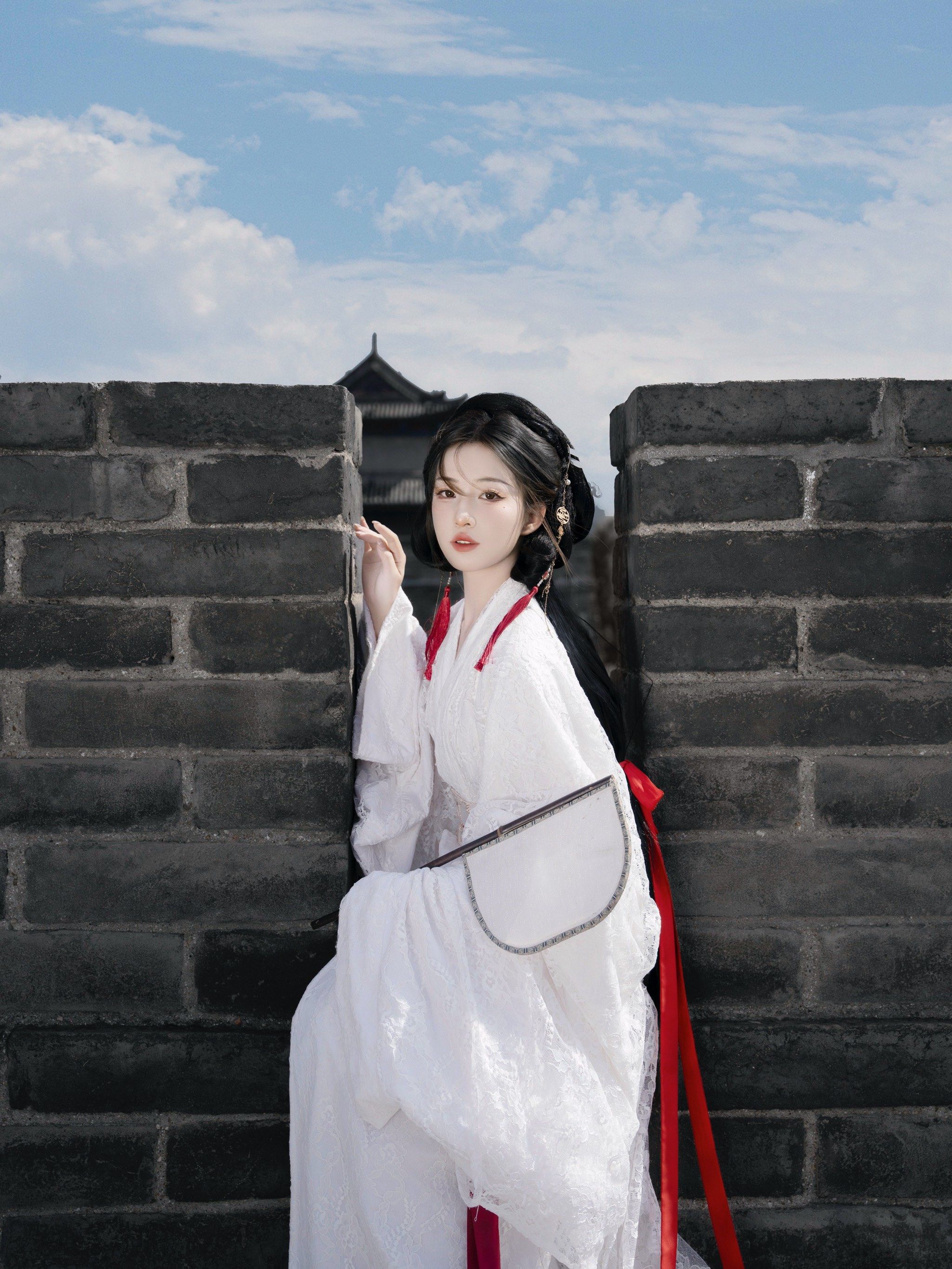来西安必打卡的汉服写真!清冷感战国袍写真