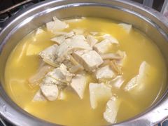 手工豆腐笋干汤-国生茶庄·地道农家菜团建活动