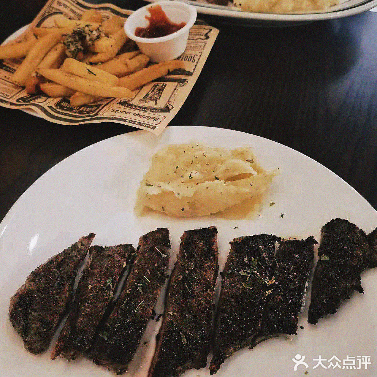 一家小店，一份牛排，一份小资
