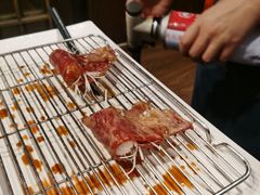 铺天盖地顶级澳牛肉火焰寿司-仙隐小鹿中華の日料(正弘城店)