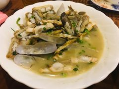 炒蛏子-天桥饭店·特色海鲜(金山嘴渔村店)