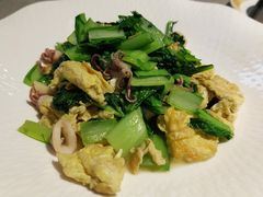 小白菜鱿鱼炒鸡蛋-有喜胶东小馆(太申祥和店)