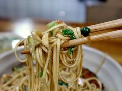 肉丝拌川加青菜加大排-无名氏面馆(邮电路店)