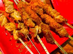 烤羊肉筋-柿子树炭烤羊腿(金台路店)