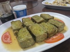 菜汁豆腐-巫记鸡饭店