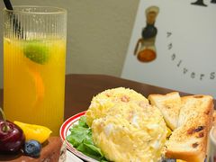 鸡蛋土豆泥配培根-COTTON CAFE(德信·中外公寓店)