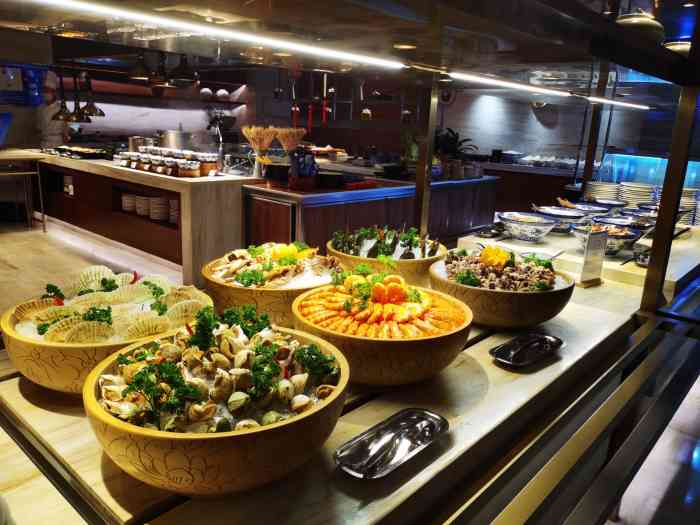 万荟轩自助餐厅(蓝海风万怡酒店)-"种草很久 终于有空来拔草开车过来