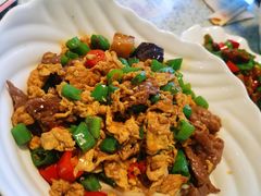 茄子肉丁鸡蛋拌面-文三里屯面馆(三里屯店)