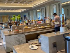 自助取餐区-南郊宾馆·风味自助餐厅·山东十六地市特色菜
