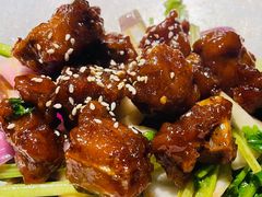 蒜汁排骨-绿茶餐厅(朝阳大悦城店)