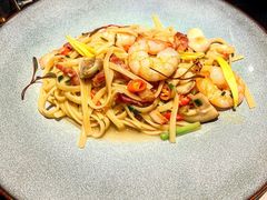 日式和风蒜香大虾意面-第101座花园餐厅(湖滨88店)