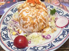 炸温泉蛋土豆泥沙律-仙隐小鹿中華の日料(正弘城店)
