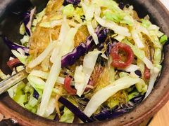 椰菜腊肉粉丝煲-香港百合居(LCM置汇旭辉广场店)