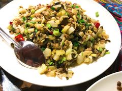 肉末笋干炒酸菜-侯家庄阿才有品私房菜馆