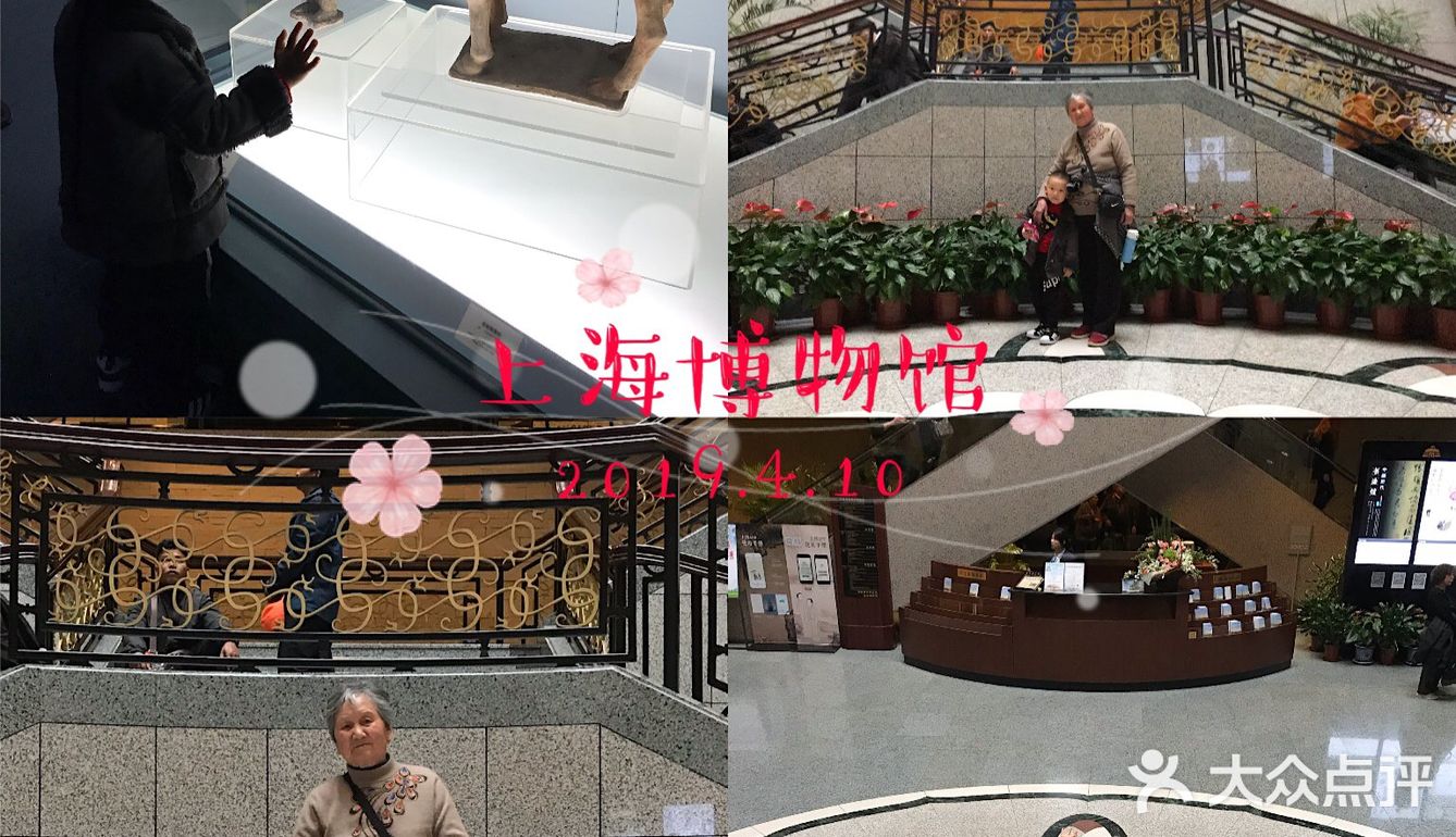 带儿子和我奶奶去了趟上海博物馆