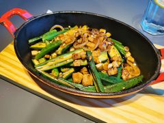 小炒秋葵-小大董·烤鸭(凤凰汇店)