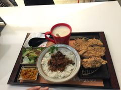 鸡腿排饭套餐味道不错下次还来-永和大王(巨峰路店)